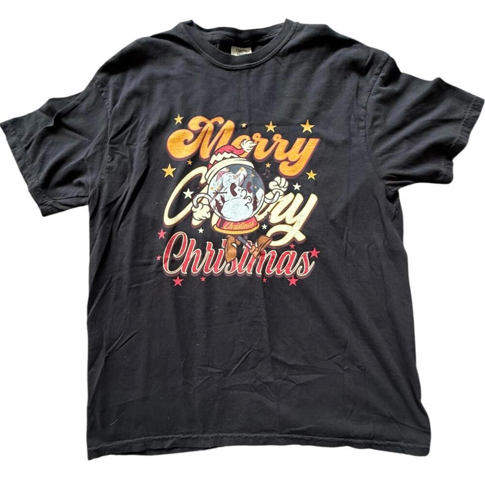 Comfort Colors Merry Cozy Christmas Graphic Tee XL